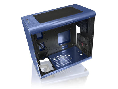 RAIJINTEK STYX BLUE, Alu Micro-ATX Case, Compatible With Regular ATX Power Supply, Max. 280mm VGA Card, 180mm CPU Cooler, Max. 240mm Radiator Cooling On Top With A Drive Bay For Slim DVD On Side