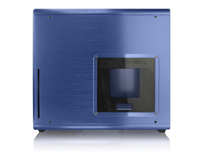 RAIJINTEK STYX BLUE, Alu Micro-ATX Case, Compatible With Regular ATX Power Supply, Max. 280mm VGA Card, 180mm CPU Cooler, Max. 240mm Radiator Cooling On Top With A Drive Bay For Slim DVD On Side
