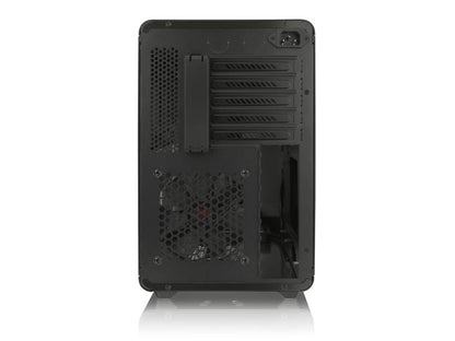 RAIJINTEK STYX Classic, an Alu Micro-ATX case, Compatible with regular ATX Power Supply, Max. 280mm VGA Card, 180mm CPU Cooler, 240mm Radiator Cooling On Top, a Drive Bay For Slim DVD On Side - Black