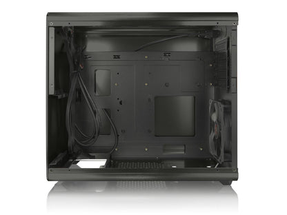 RAIJINTEK STYX Classic, an Alu Micro-ATX case, Compatible with regular ATX Power Supply, Max. 280mm VGA Card, 180mm CPU Cooler, 240mm Radiator Cooling On Top, a Drive Bay For Slim DVD On Side - Black