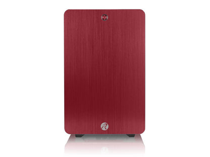 RAIJINTEK STYX Classic, an Alu Micro-ATX case, Compatible with regular ATX Power Supply, Max. 280mm VGA Card, 180mm CPU Cooler, 240mm Radiator Cooling On Top, a Drive Bay For Slim DVD On Side - Red