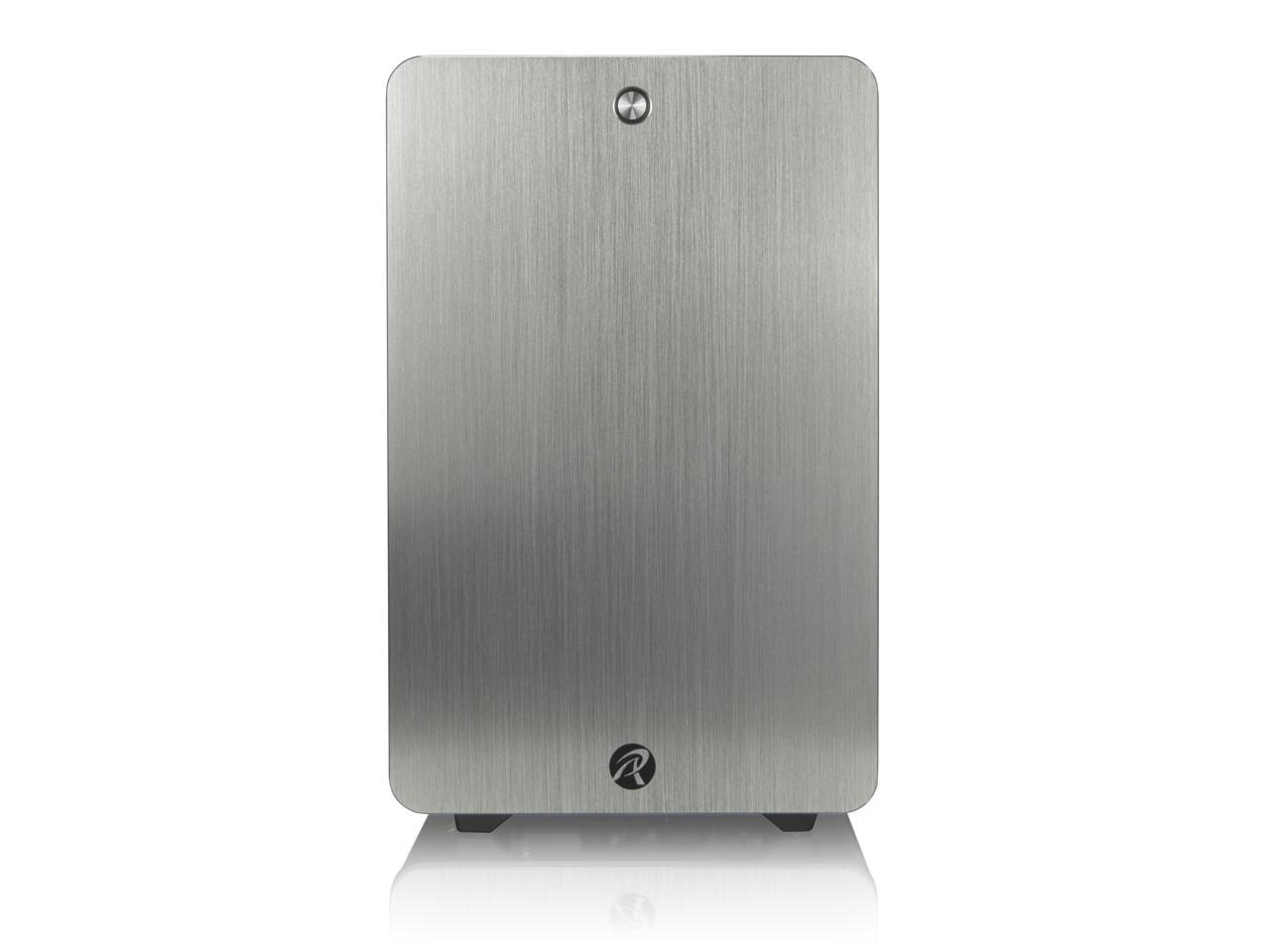 RAIJINTEK STYX Classic, an Alu Micro-ATX case, Compatible with regular ATX Power Supply, Max. 280mm VGA Card, 180mm CPU Cooler, 240mm Radiator Cooling On Top, a Drive Bay For Slim DVD On Side - Silver