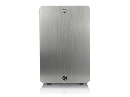 RAIJINTEK STYX Classic, an Alu Micro-ATX case, Compatible with regular ATX Power Supply, Max. 280mm VGA Card, 180mm CPU Cooler, 240mm Radiator Cooling On Top, a Drive Bay For Slim DVD On Side - Silver