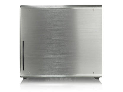 RAIJINTEK STYX Classic, an Alu Micro-ATX case, Compatible with regular ATX Power Supply, Max. 280mm VGA Card, 180mm CPU Cooler, 240mm Radiator Cooling On Top, a Drive Bay For Slim DVD On Side - Silver
