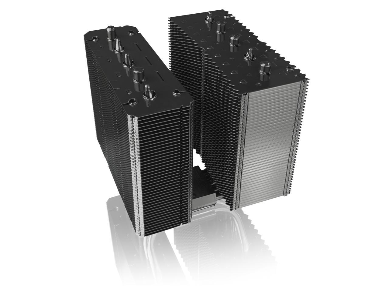 RAIJINTEK TISIS CORE EDITION, Dual-Tower CPU Cooler, 5pcs 8mm Heat-Pipe, Option to Install 3pcs 14025mm Fans, Fully Nickel Plating, Copper Base, Multiple Mouting Kits for Intel & AMD