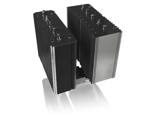 RAIJINTEK TISIS CORE EDITION, Dual-Tower CPU Cooler, 5pcs 8mm Heat-Pipe, Option to Install 3pcs 14025mm Fans, Fully Nickel Plating, Copper Base, Multiple Mouting Kits for Intel & AMD