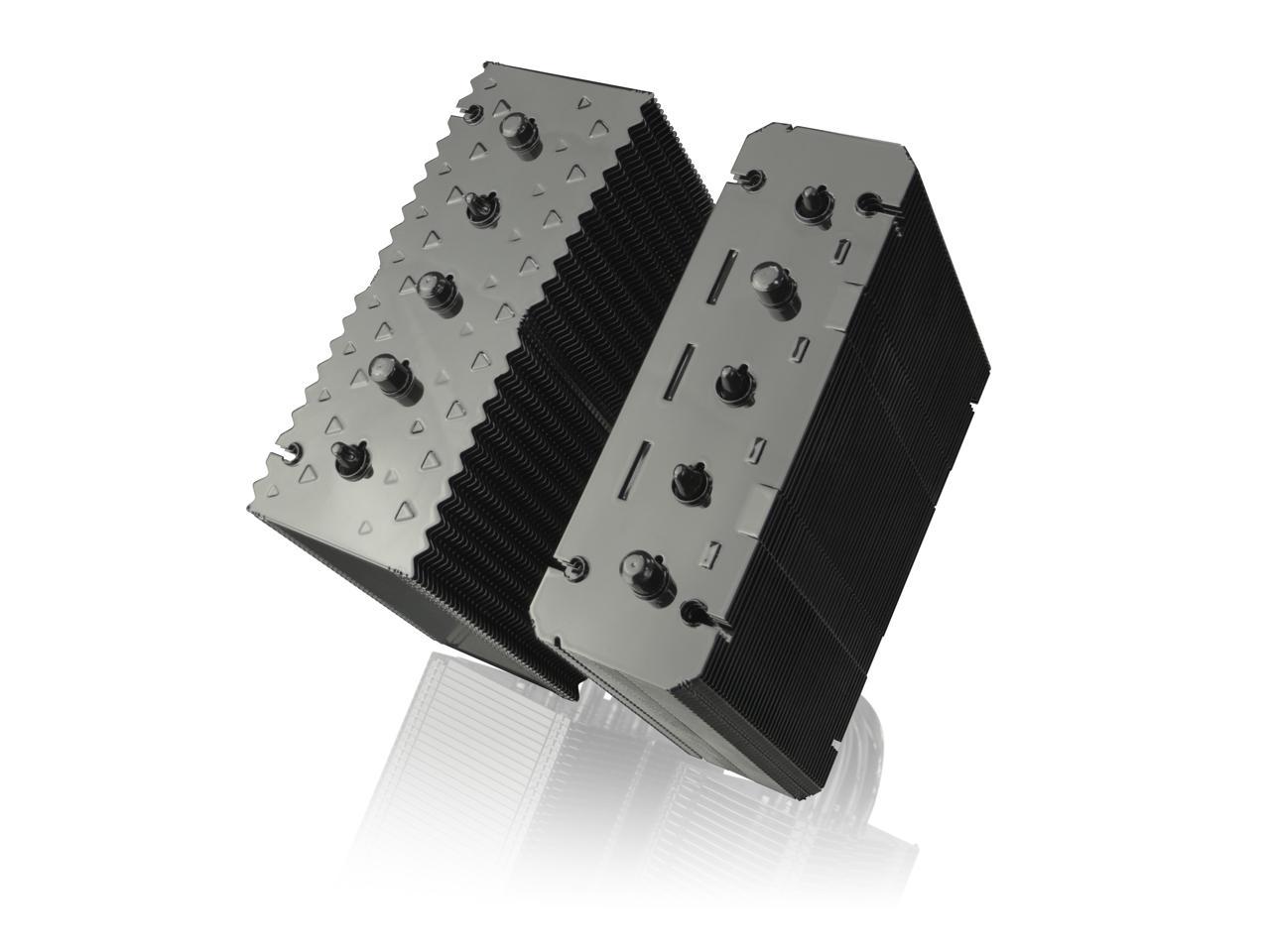 RAIJINTEK TISIS CORE EDITION, Dual-Tower CPU Cooler, 5pcs 8mm Heat-Pipe, Option to Install 3pcs 14025mm Fans, Fully Nickel Plating, Copper Base, Multiple Mouting Kits for Intel & AMD