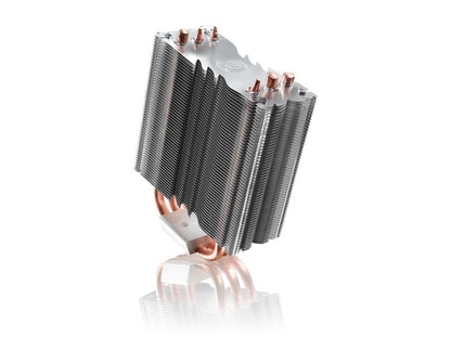 RAIJINTEK THEMIS BLACK, 3pcs 8mm Heat-Pipe, 12025 PWM Fan, Dual Fans, Slim Type 120mm Heat-Sink(D:50mm), Multiple Mounting Kits for Intel & AMD