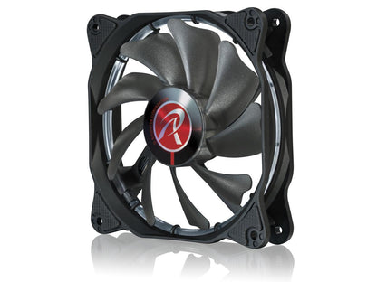 RAIJINTEK AURAS 12 RGB -2pack, a 12025 O-type RGB PWM fan with controller box (3 modes), brings visible colors and brightness uniformity from all directions and adds spot light to cases & CPU coolers.