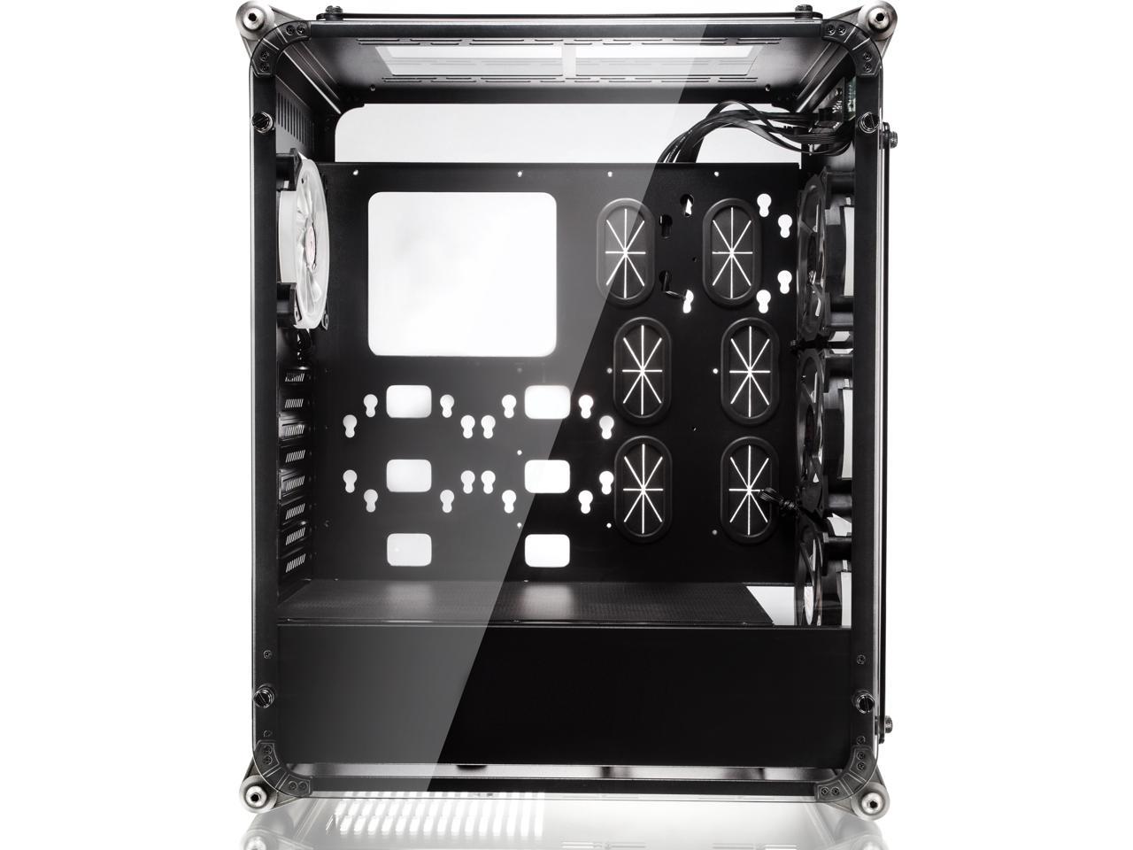 COEUS EVO E-ATX gaming case with tempered glass and 1*12025 LED fans pre-installed