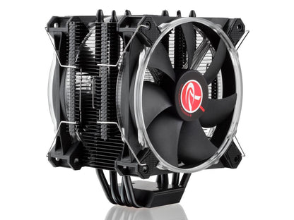 RAIJINTEK LETO PRO BLACK CPU Cooler with 2pcs Performing 120mm LED PWM Fan