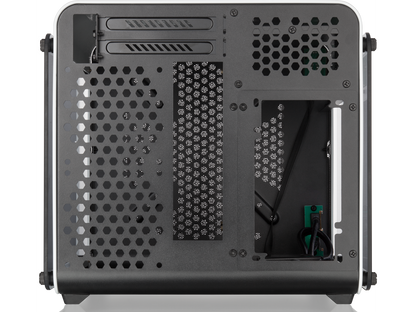 METIS EVO BLACK ALS, an Alu. ITX case with solid panel, is designed to fulfill the smallest case built with ultra high air flow to solve all thermal issue of SFF chassis, 200mm fan option at front.
