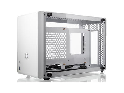 RAIJINTEK OPHION WHITE, a SFF case (Mini-ITX), is designed to fulfill a smallest case built with max. possibility high-end, gaming and standard components.