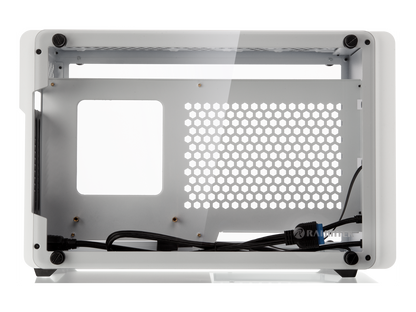 RAIJINTEK OPHION WHITE, a SFF case (Mini-ITX), is designed to fulfill a smallest case built with max. possibility high-end, gaming and standard components.