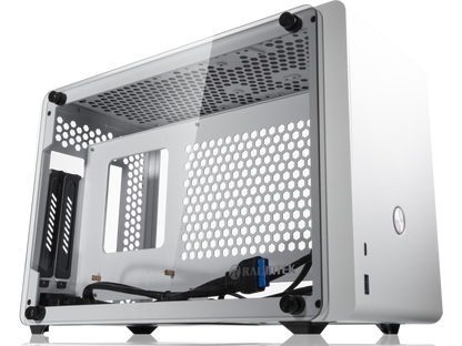 RAIJINTEK OPHION WHITE, a SFF case (Mini-ITX), is designed to fulfill a smallest case built with max. possibility high-end, gaming and standard components.