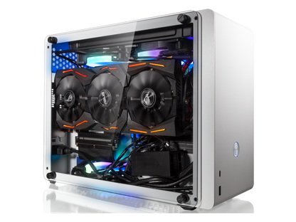 RAIJINTEK OPHION EVO WHITE, a SFF case (Mini-ITX), is designed to fulfill a smallest case built with max. possibility high-end, gaming and standard components.
