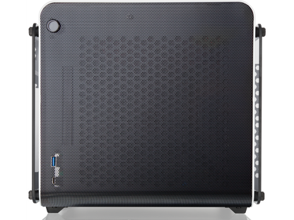 METIS EVO RED ALS, an Alu. ITX case with solid panel, is designed to fulfill the smallest case built with ultra high air flow to solve all thermal issue of SFF chassis, 200mm fan option at front.