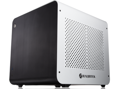 METIS EVO WHITE ALS, an Alu. ITX case with solid panel, is designed to fulfill the smallest case built with ultra high air flow to solve all thermal issue of SFF chassis, 200mm fan option at front.