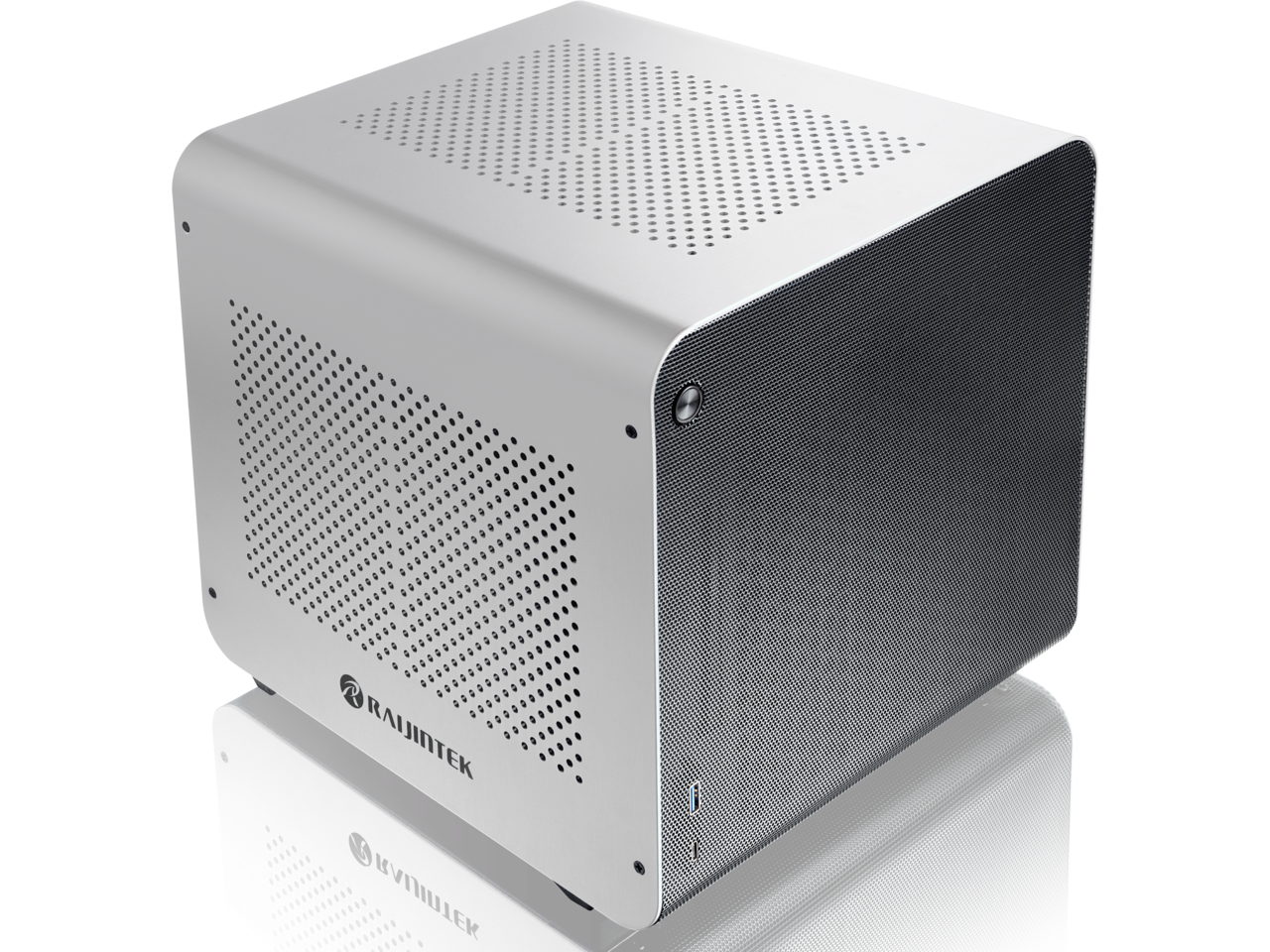 METIS EVO WHITE ALS, an Alu. ITX case with solid panel, is designed to fulfill the smallest case built with ultra high air flow to solve all thermal issue of SFF chassis, 200mm fan option at front.