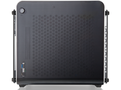 METIS EVO BLACK ALS, an Alu. ITX case with solid panel, is designed to fulfill the smallest case built with ultra high air flow to solve all thermal issue of SFF chassis, 200mm fan option at front.