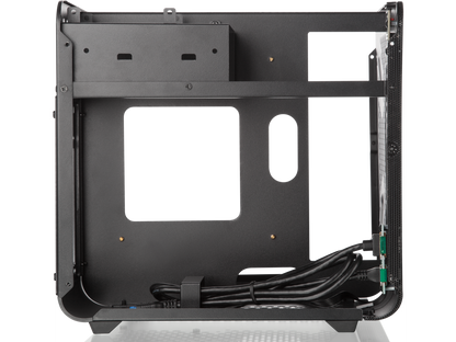 METIS EVO RED TGS, an Alu. ITX case with tempered glass, is designed to fulfill the smallest case built with ultra high air flow to solve all thermal issue of SFF chassis, 200mm fan option at front.