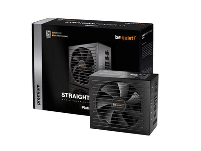 be quiet! Straight Power 11 550W Platinum, 80 PLUS Platinum efficiency, power supply, ATX, fully modular, virtually inaudible Silent Wings 3 135mm fan