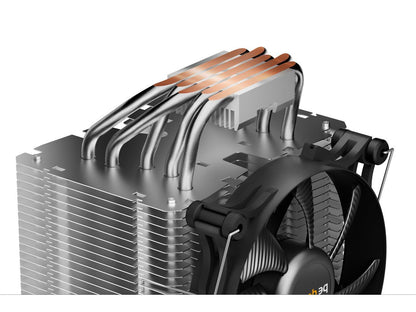 be quiet! Shadow Rock 3, CPU Cooler, 190W TDP, Decoupled Silent Shadow Wings 2 120mm PWM High-speed Fan, Asymmetrical Construction Avoids Blocking Memory Slots