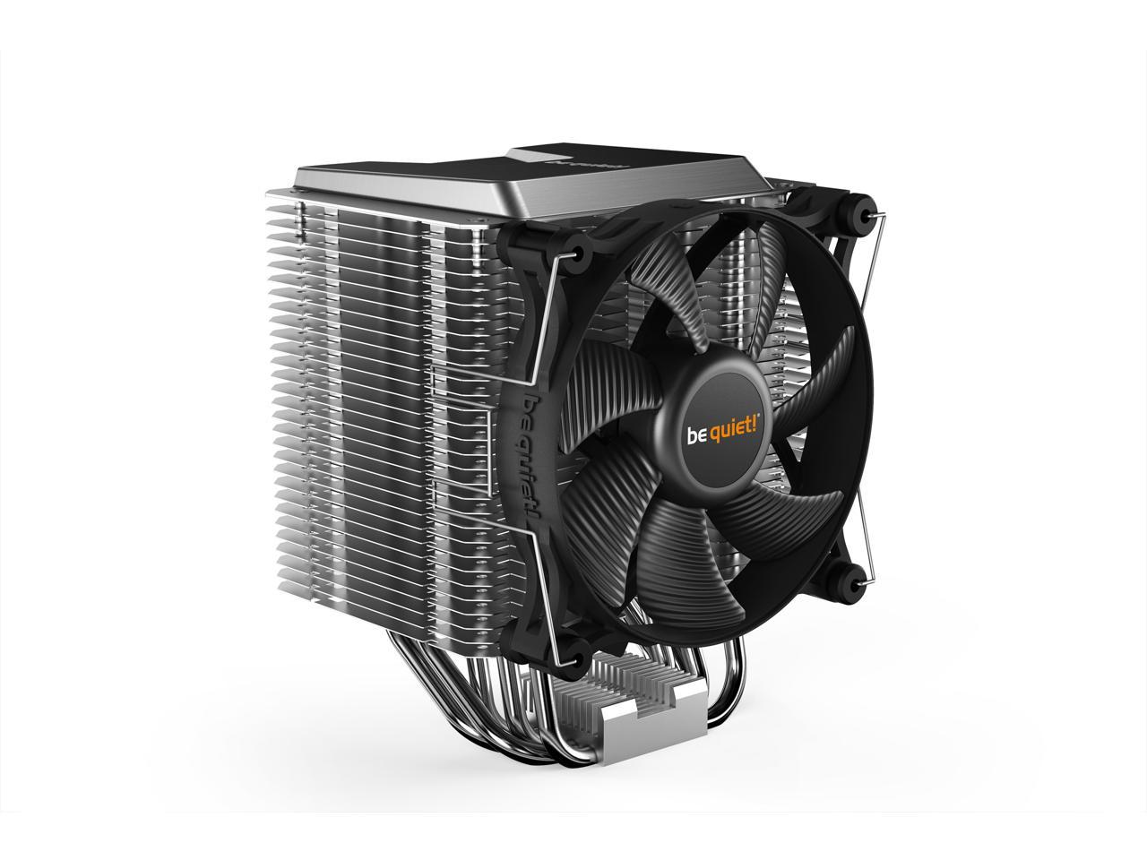 be quiet! Shadow Rock 3, CPU Cooler, 190W TDP, Decoupled Silent Shadow Wings 2 120mm PWM High-speed Fan, Asymmetrical Construction Avoids Blocking Memory Slots