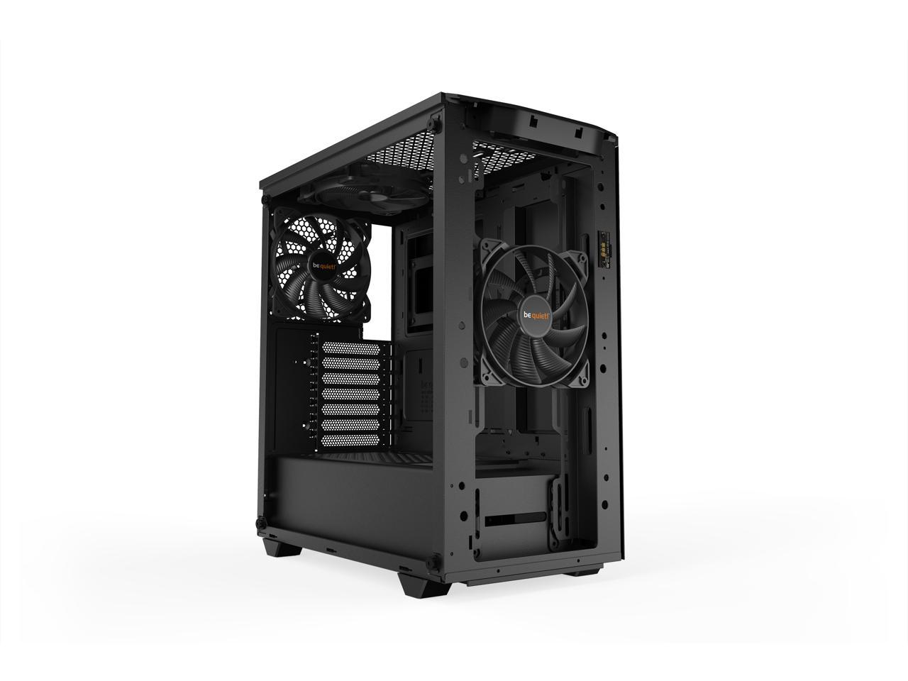be quiet! Pure Base 500DX Black, ATX Computer Case, ARGB, Mid Tower, Tempered Glass Window