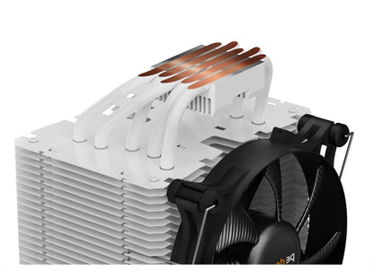 be quiet! Shadow Rock 3 White, CPU cooler, 190W TDP, decoupled silent Shadow Wings 2 120mm PWM high-speed fan, asymmetrical construction avoids blocking memory slots