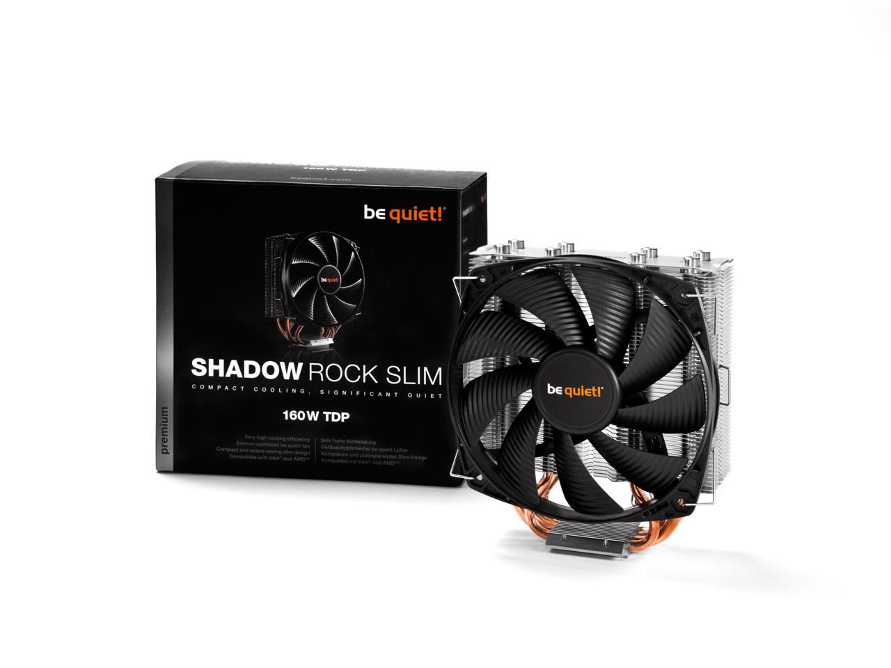 be quiet! SHADOW ROCK SLIM Silent Wings CPU Cooler - 160W TDP