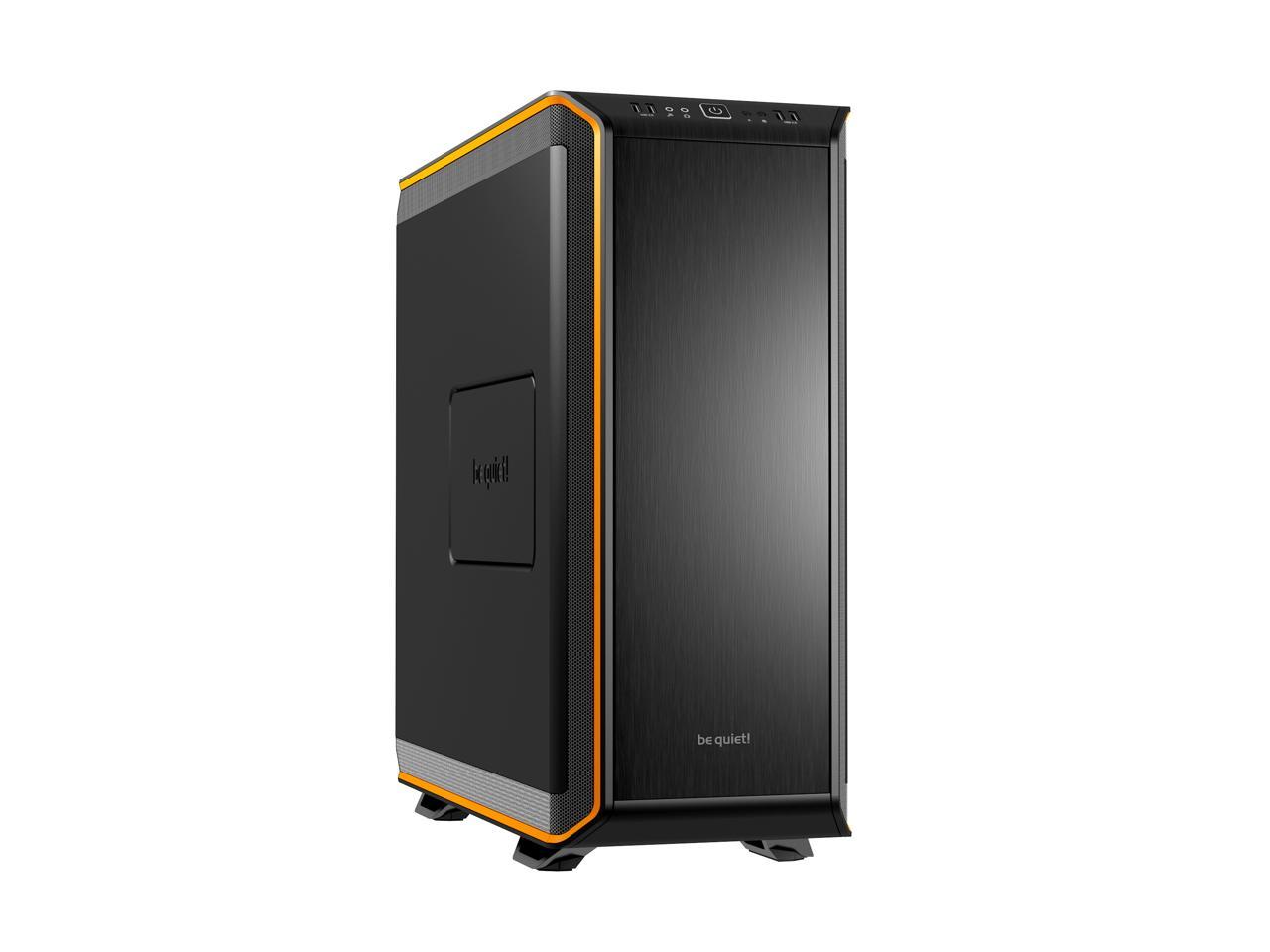 be quiet! DARK BASE 900 ATX Full Tower Computer Chassis - Black/Orange