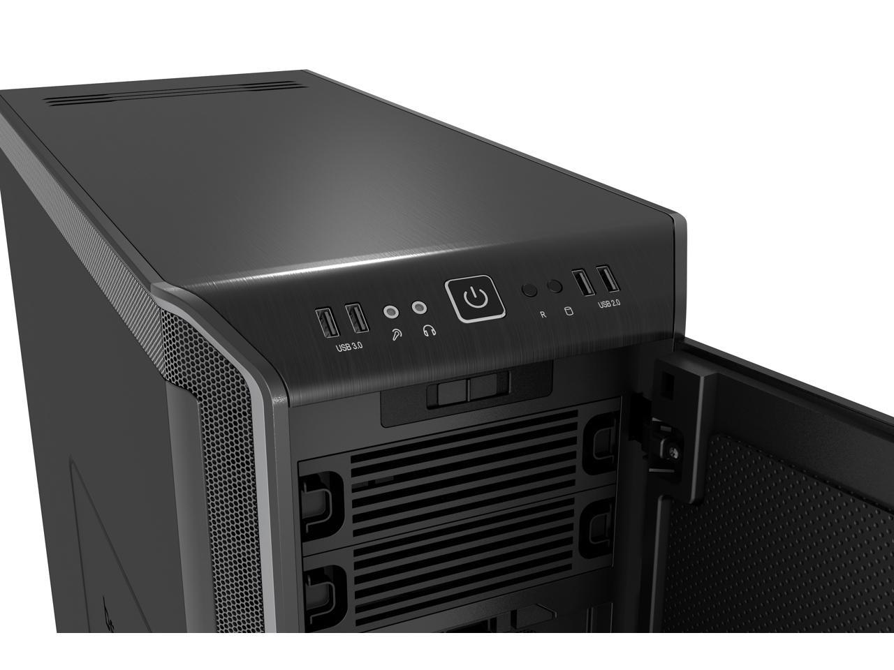be quiet! DARK BASE 900 ATX Full Tower Computer Chassis - Black/Silver