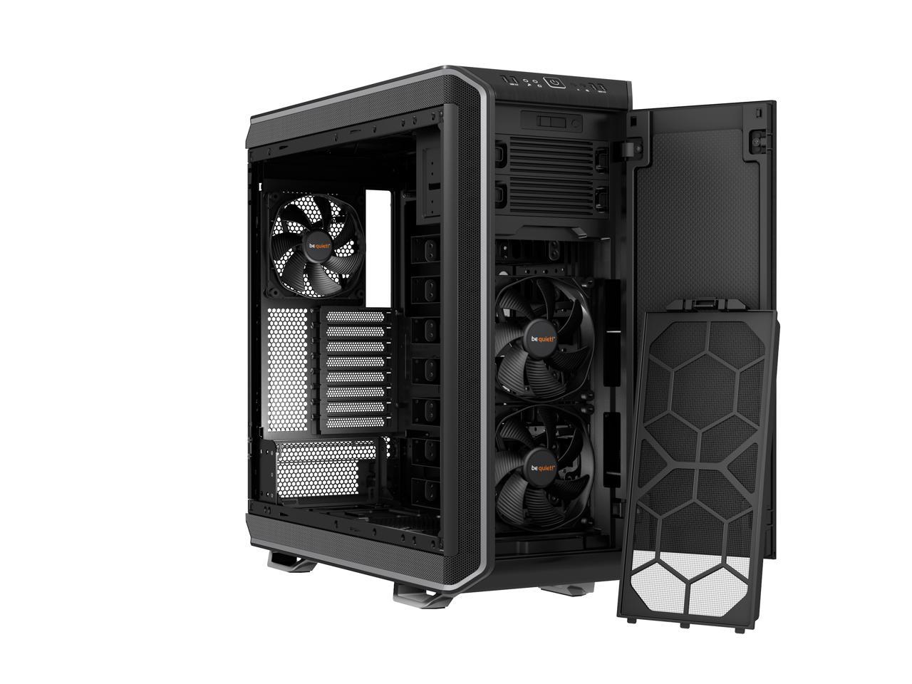be quiet! DARK BASE 900 ATX Full Tower Computer Chassis - Black/Silver