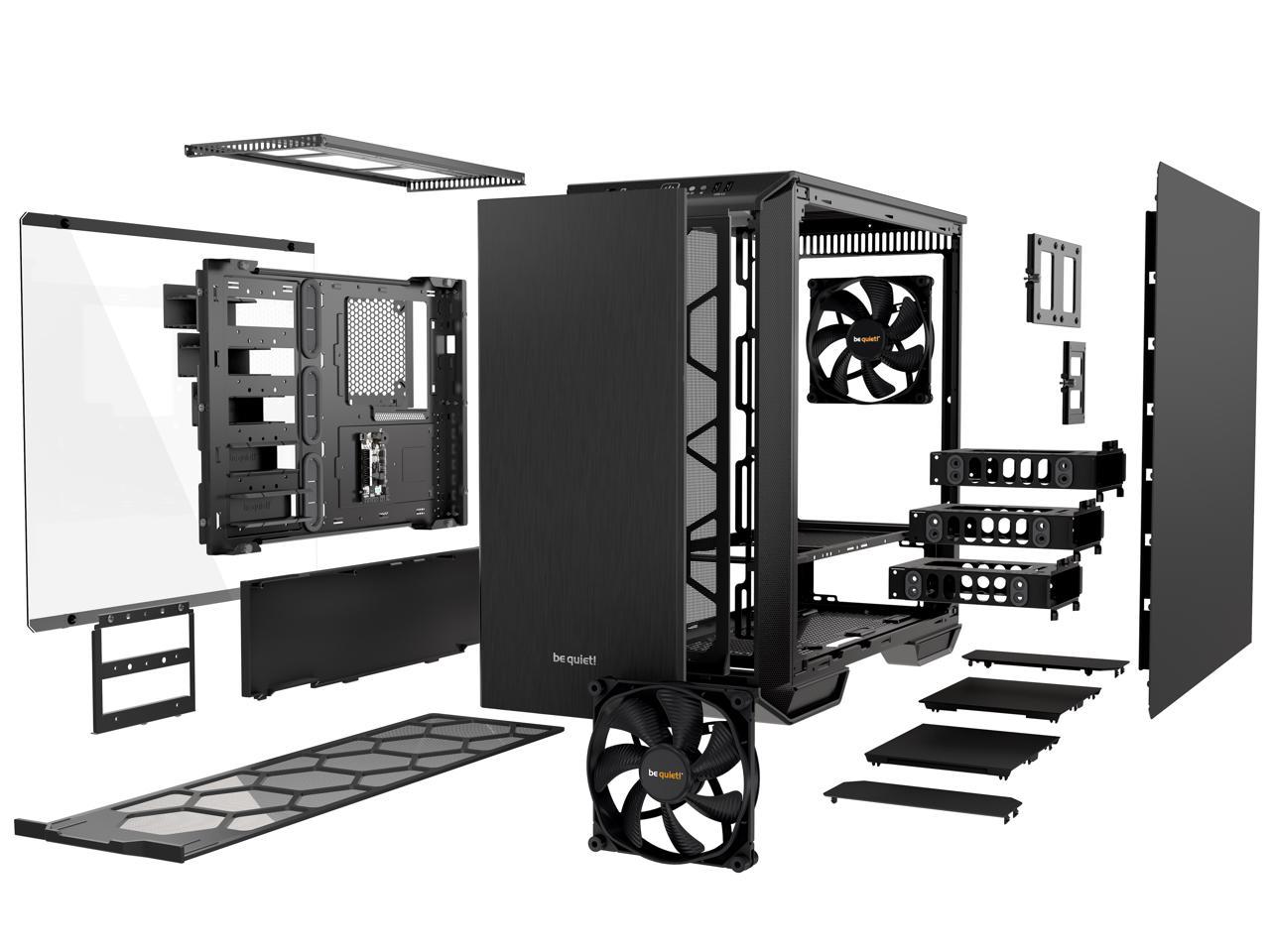 be quiet! DARK BASE 700 Mid-Tower Case - RGB LED Lights/6 Color Switch