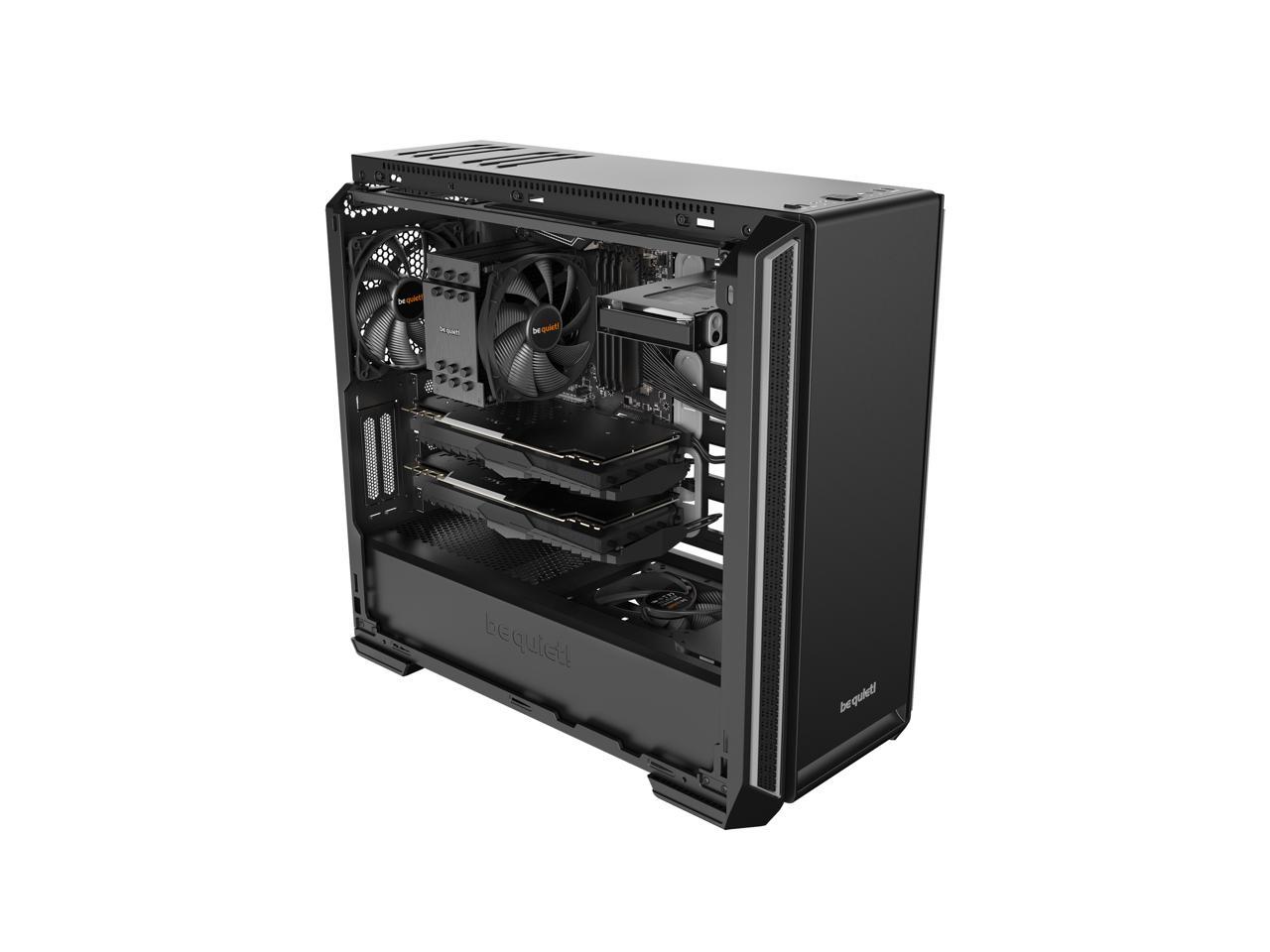 be quiet! Silent Base 601 - Midi Tower- Silver Excellent silence and usability delivers the perfect combination of maximum silence and an excellent usability for remarkably quiet configurations.