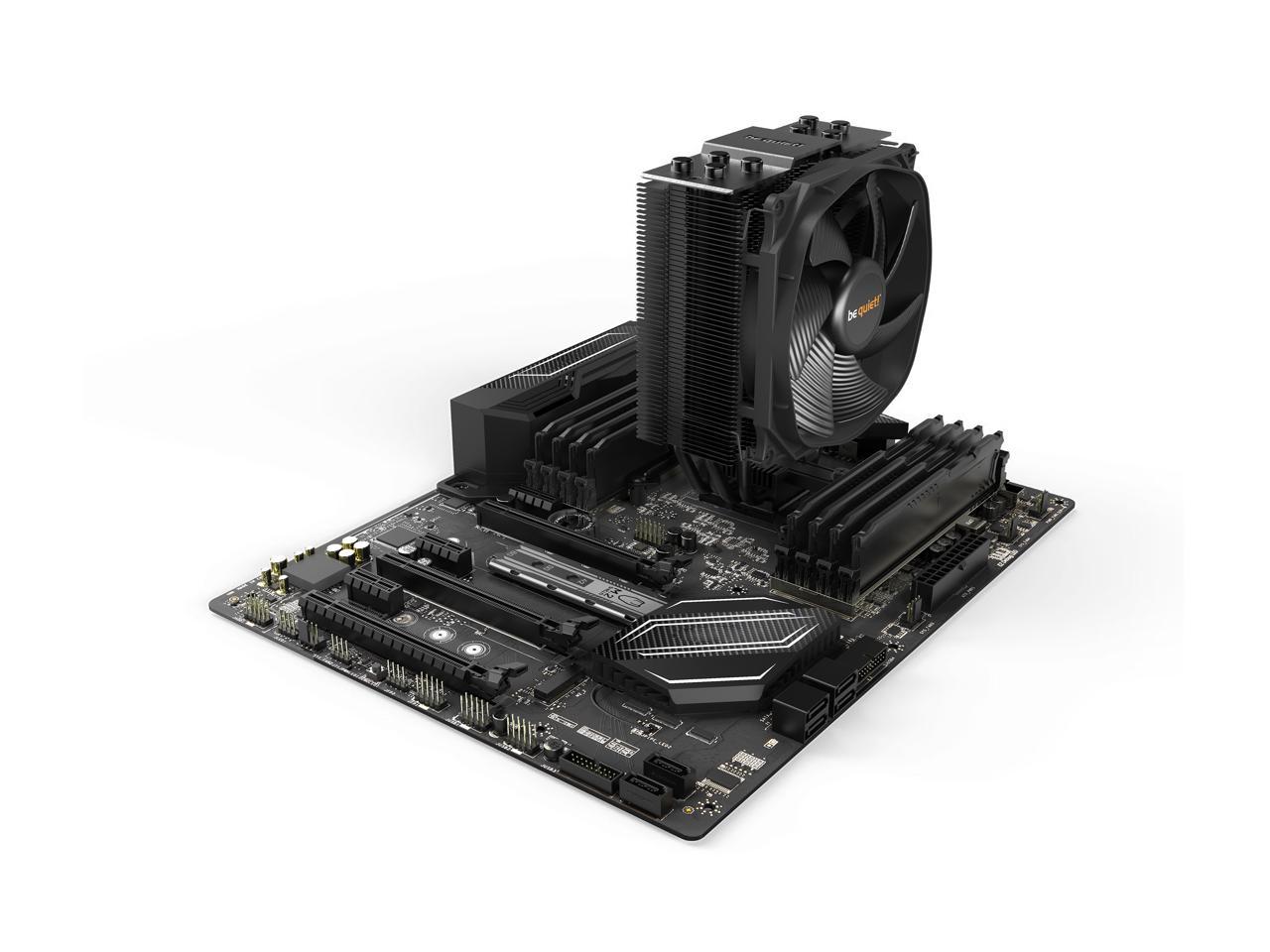 be quiet! Dark Rock Slim, CPU Cooler, 180W TDP, Silent Wings 3 120mm PWM Fan, Compact Construction