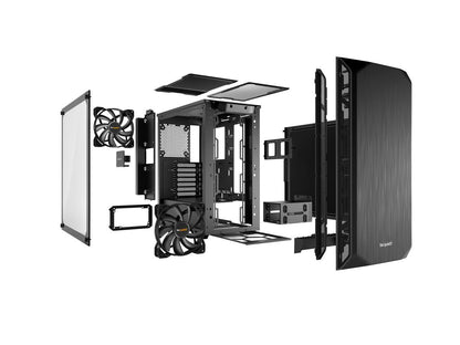 be quiet! Pure Base 500 Window Black, ATX, Midi Tower, tempered glass window
