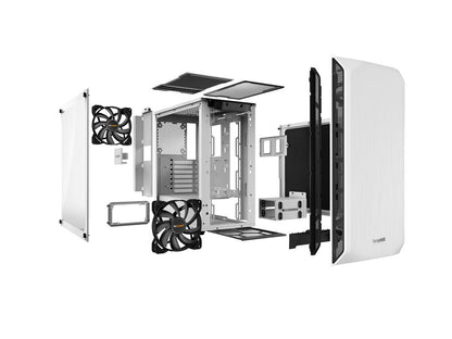 be quiet! Pure Base 500 Window White, ATX, Midi Tower, tempered glass window
