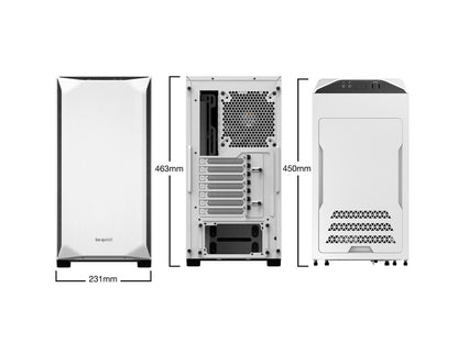 be quiet! Pure Base 500 Window White, ATX, Midi Tower, tempered glass window
