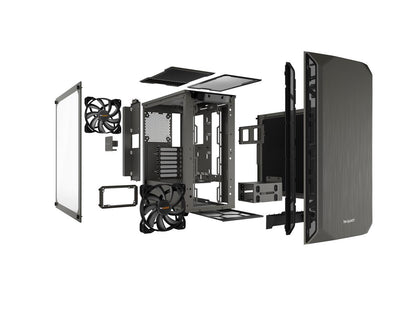 be quiet! Pure Base 500 Window Metallic Gray, ATX, Midi Tower, tempered glass window