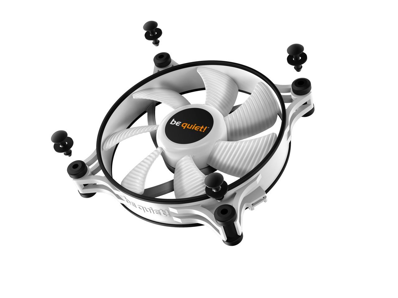 be quiet! Shadow Wings 2 120mm White, case fan, airflow-optimized fan blades, whisper-quiet operation and reliable cooling