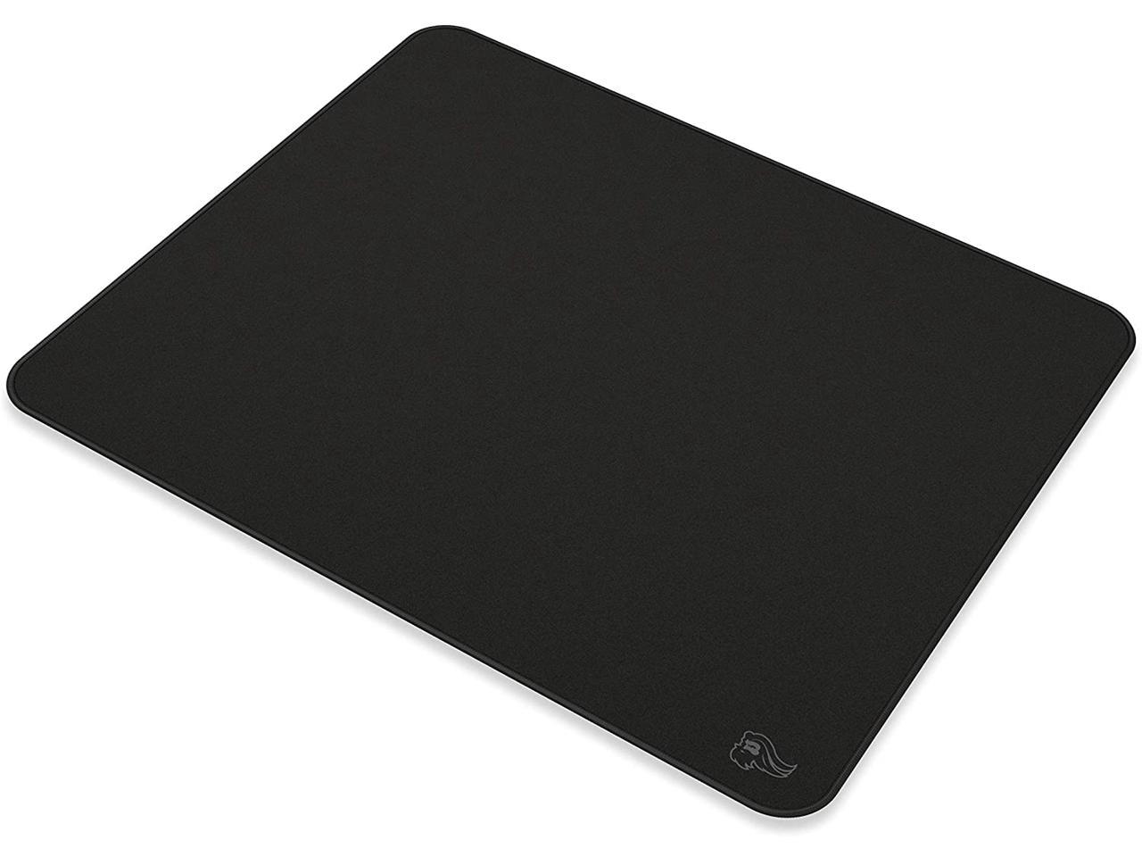 Glorious Large Gaming Mouse Mat/Pad - Stealth Edition - Stitched Edges, Black Cloth Mousepad | 11x13" (G-L-Stealth)