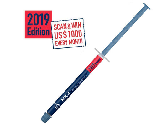 ARCTIC MX-4 2019 Edition - Thermal Compound Paste - Carbon Based High Performance - Heatsink Paste - Thermal Compound CPU for All Coolers, Thermal Interface Material - High Durability - 2 Grams