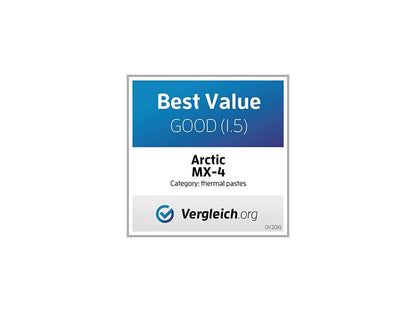ARCTIC MX-4 2019 Edition - Thermal Compound Paste - Carbon Based High Performance - Heatsink Paste - Thermal Compound CPU for All Coolers, Thermal Interface Material - High Durability - 2 Grams