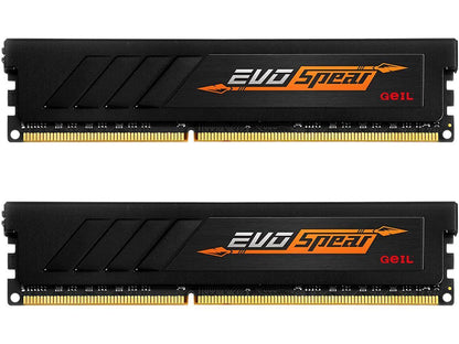 GeIL EVO SPEAR 16GB (2 x 8GB) 288-Pin DDR4 SDRAM DDR4 3000 (PC4 24000) Desktop Memory Model GSB416GB3000C16ADC