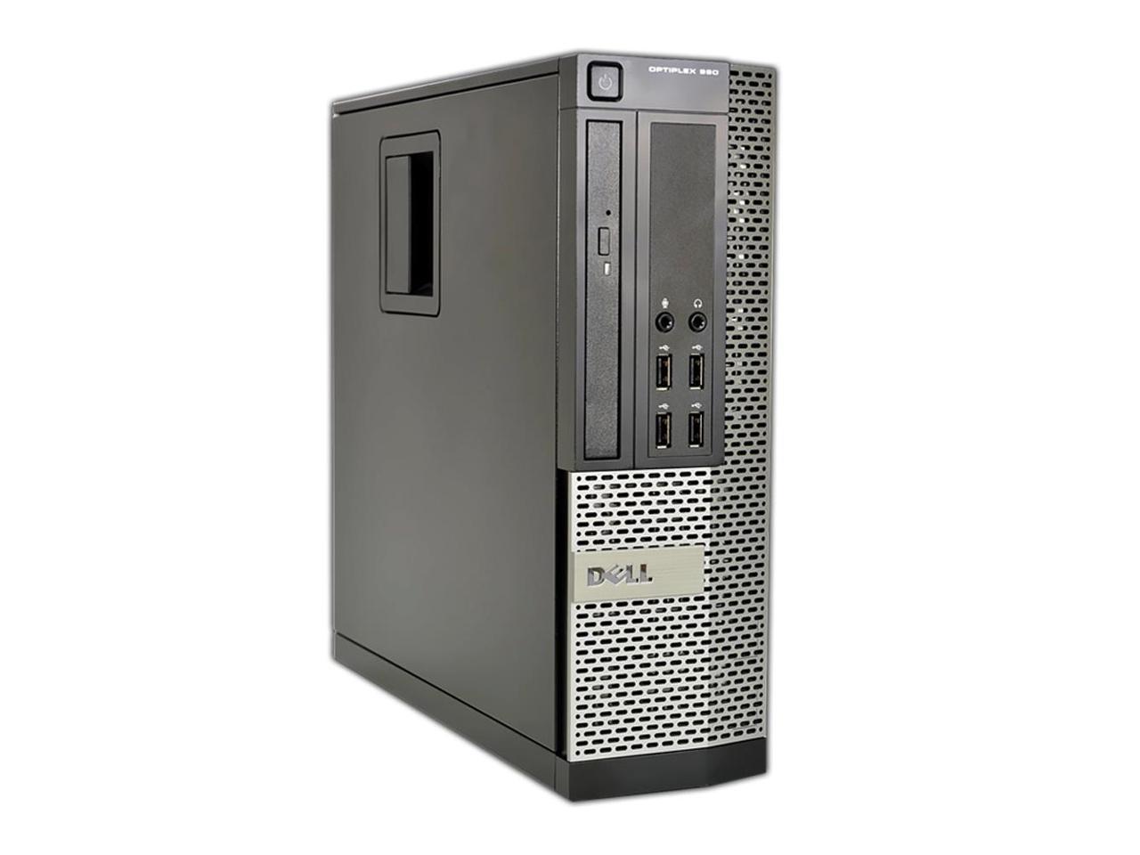 Dell OptiPlex 990, Small Form Factor, Intel Core i7-2600 up to 3.80 GHz, 4GB DDR3, NEW 240GB SSD, DVD-RW, Microsoft Windows 10 Pro 64-bit