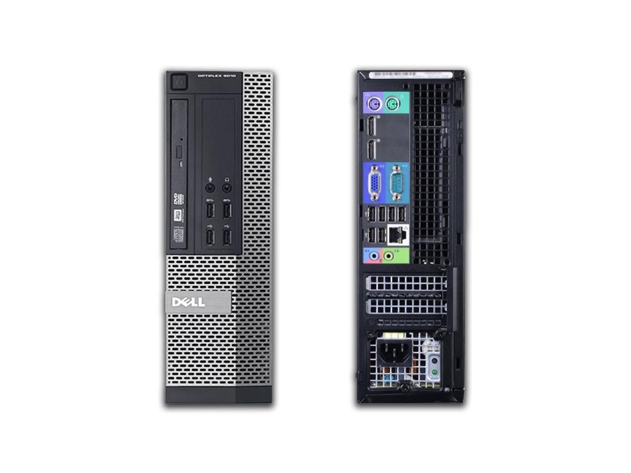 Dell OptiPlex 9020, Small Form Factor, Intel Core i7-4770 up to 3.90 GHz, 8GB DDR3, NEW 128GB SSD, DVD-RW, Microsoft Windows 10 Pro 64-bit