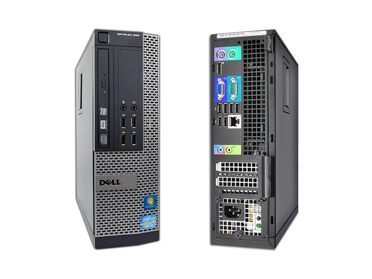 Dell OptiPlex 790, Small Form Factor, Intel Core i5-2400 up to 3.40 GHz, 8GB DDR3, NEW 240GB SSD, DVD-RW, No Operating System