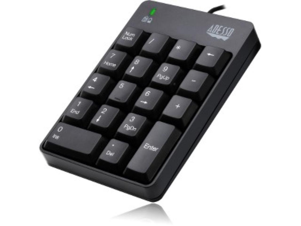 Adesso AKB-601UB - USB Spill Resistant 18-Key Numeric Keypad